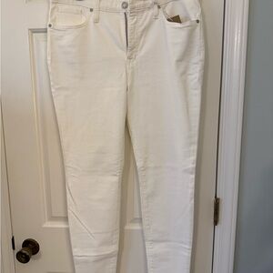 Madewell Women's Cream Skinny Jeans
